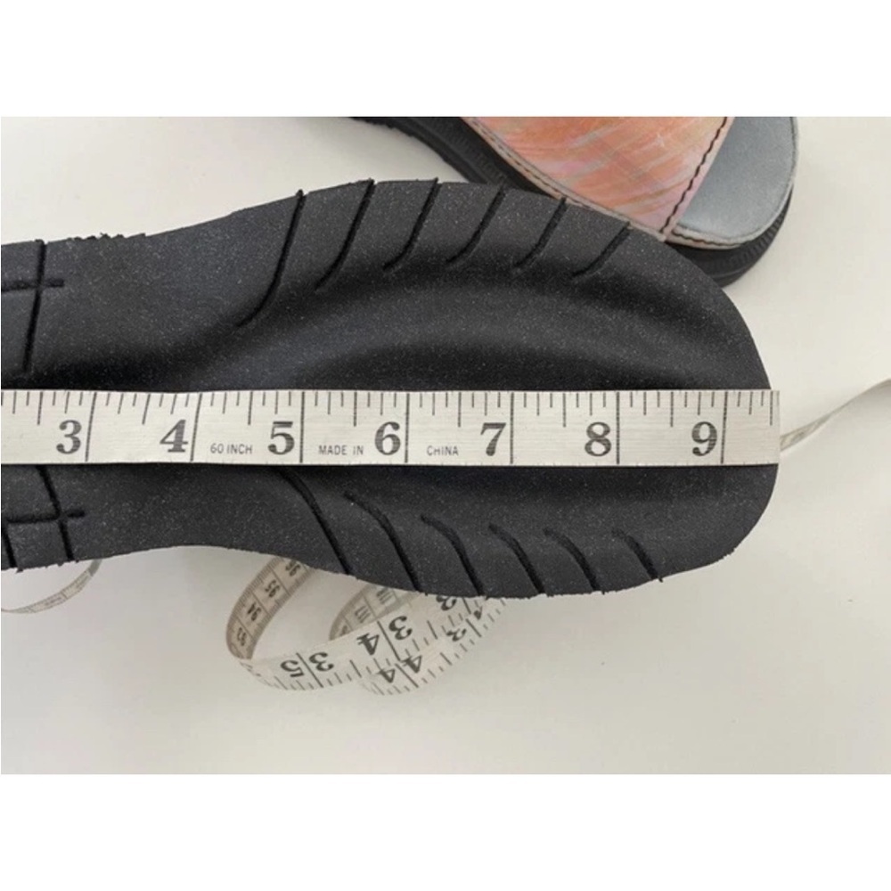 DR MARTENS Pink Iridescent Slide Sandals ENGLAND 3 UK. - Picture 10 of 12